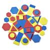 image:imagehand2mind Foam Attribute Blocks Student Kit Geometry Set Preschool Learning Manipulatives for Preschool Montessori Math Shapes for Toddlers Home Schooling Materials PreK Set of 60 BlocksClassic Set