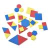 image:imagehand2mind Foam Attribute Blocks Student Kit Geometry Set Preschool Learning Manipulatives for Preschool Montessori Math Shapes for Toddlers Home Schooling Materials PreK Set of 60 BlocksClassic Set
