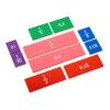 image:imagehand2mind Plastic DoubleSided Decimal and Fraction Tiles Decimal Fraction Equivalency Bar Model Manipulatives Montessori Math Materials Elementary Teacher Must Haves 15 Sets of 51