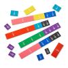 image:imagehand2mind Plastic DoubleSided Decimal and Fraction Tiles Decimal Fraction Equivalency Bar Model Manipulatives Montessori Math Materials Elementary Teacher Must Haves 15 Sets of 51