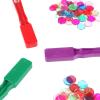 image:imagehand2mind Transparent Magnetic Chips Kit with 3 Magnetic Wands Math Counters for Kids Magnetic Counters Counting Manipulatives Math Manipulatives Game Tokens Counters for Kids Math 150 Chips
