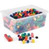 image:imagehand2mind Plastic Rainbow Fraction Circles Circle Manipulatives Fraction Tools for Kids Math School Supplies Montessori Math Materials Classroom Math Manipulatives 4th Grade 15 Sets of 51Linking Cubes