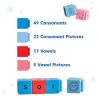 image:imagehand2mind Spanish Reading Rods Alphabet amp Phonemic Awareness Word Building Activities Alphabet Linking Cubes Letter Blocks for Spelling Learn Spanish for Kids Spanish Classroom Must Haves