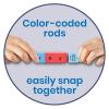 image:imagehand2mind Spanish Reading Rods Alphabet amp Phonemic Awareness Word Building Activities Alphabet Linking Cubes Letter Blocks for Spelling Learn Spanish for Kids Spanish Classroom Must Haves