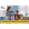 image:imagehand2mind VersaTiles Reading Practice Take Along Set for Fourth Grade SelfCheck Workbook Homeschooling Games Case Included Homeschool Curriculum 4th Grade Reading Workbooks Homeshool Supplies